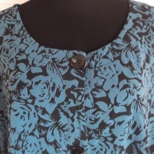 Jaclyn Smith Floral Blouse